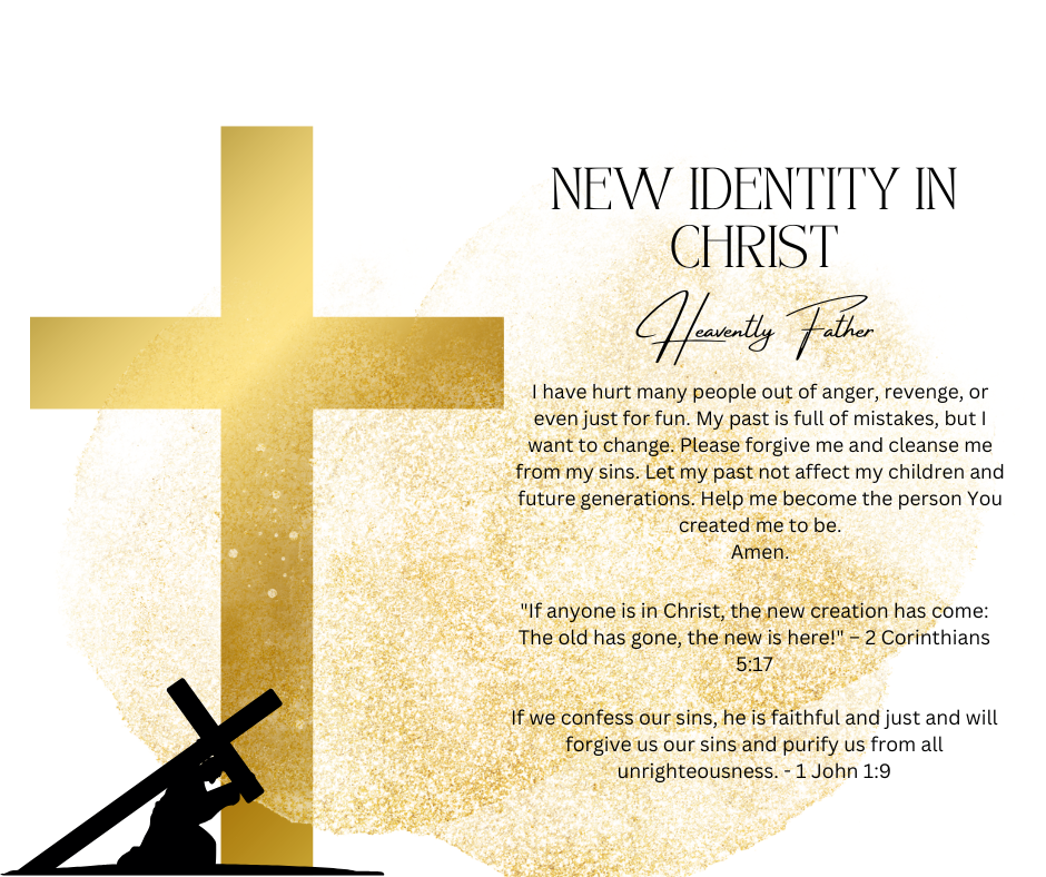 "New identity in Christ " Soy wax Candle
