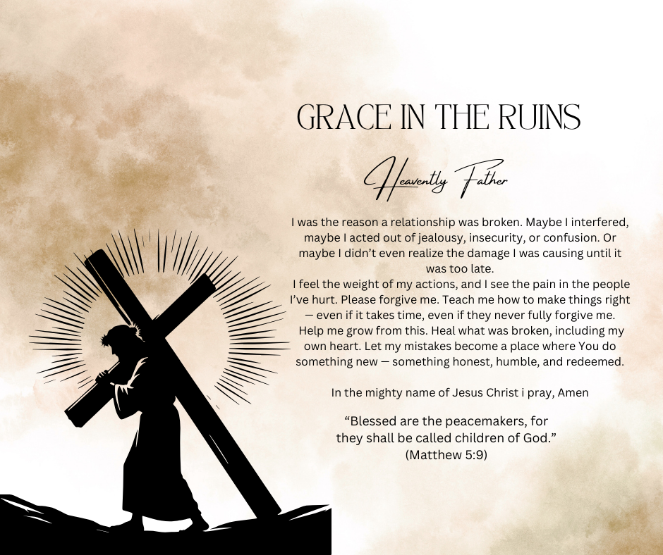 "Grace in the Ruins" Soy wax Candle