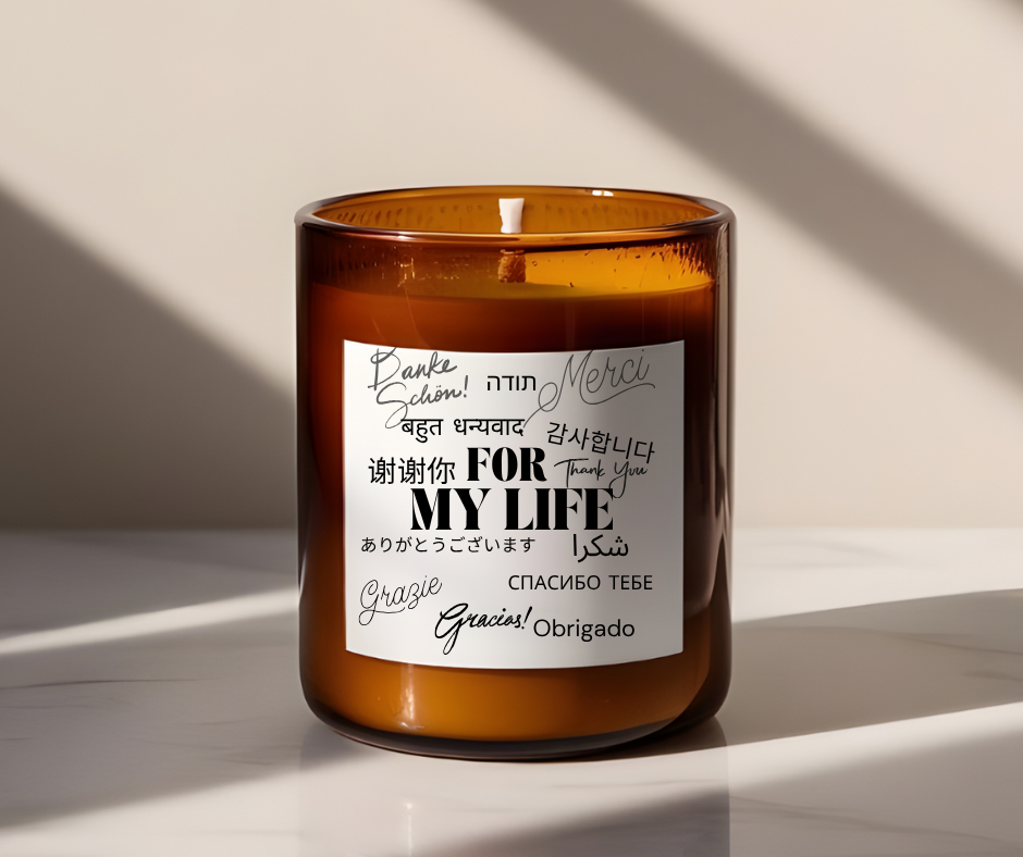 1 Thessalonians 5:18 "Thank You God" Candle"