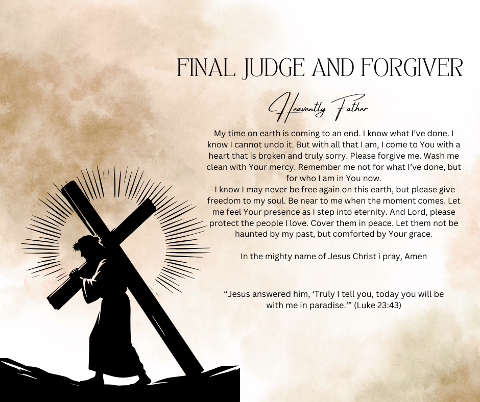 "Final Judge and Forgiver" Soy wax Candle