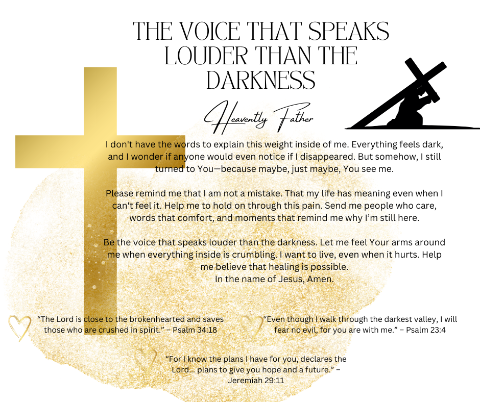 The voice that speaks louder than the darkness