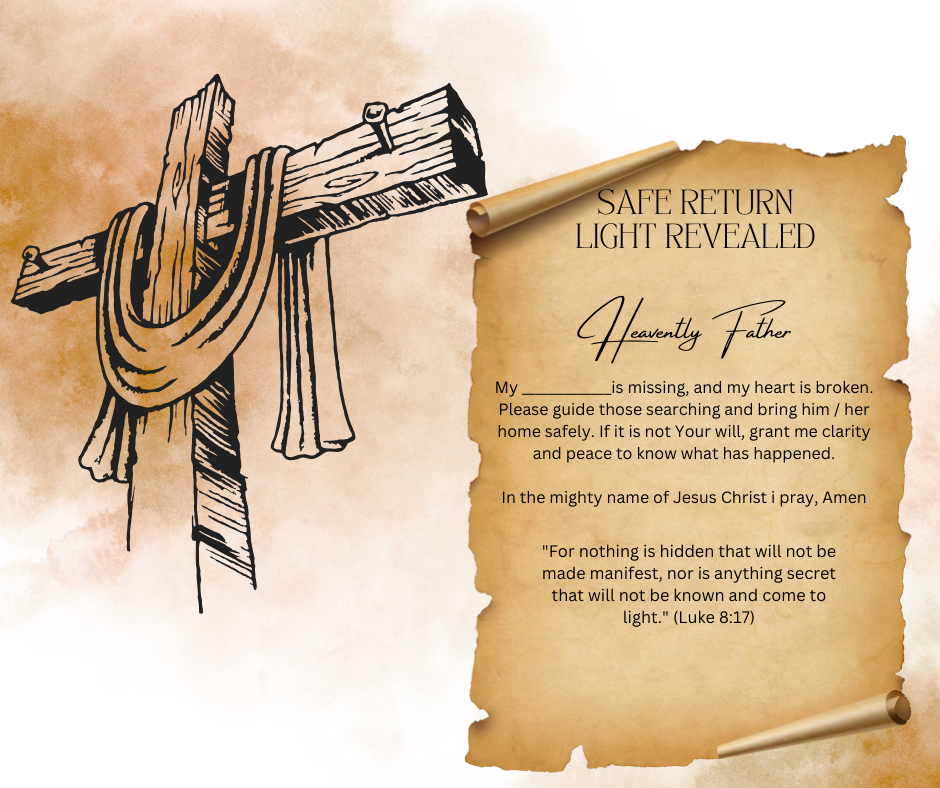 "Safe Return Light Revealed" Soy wax Candle