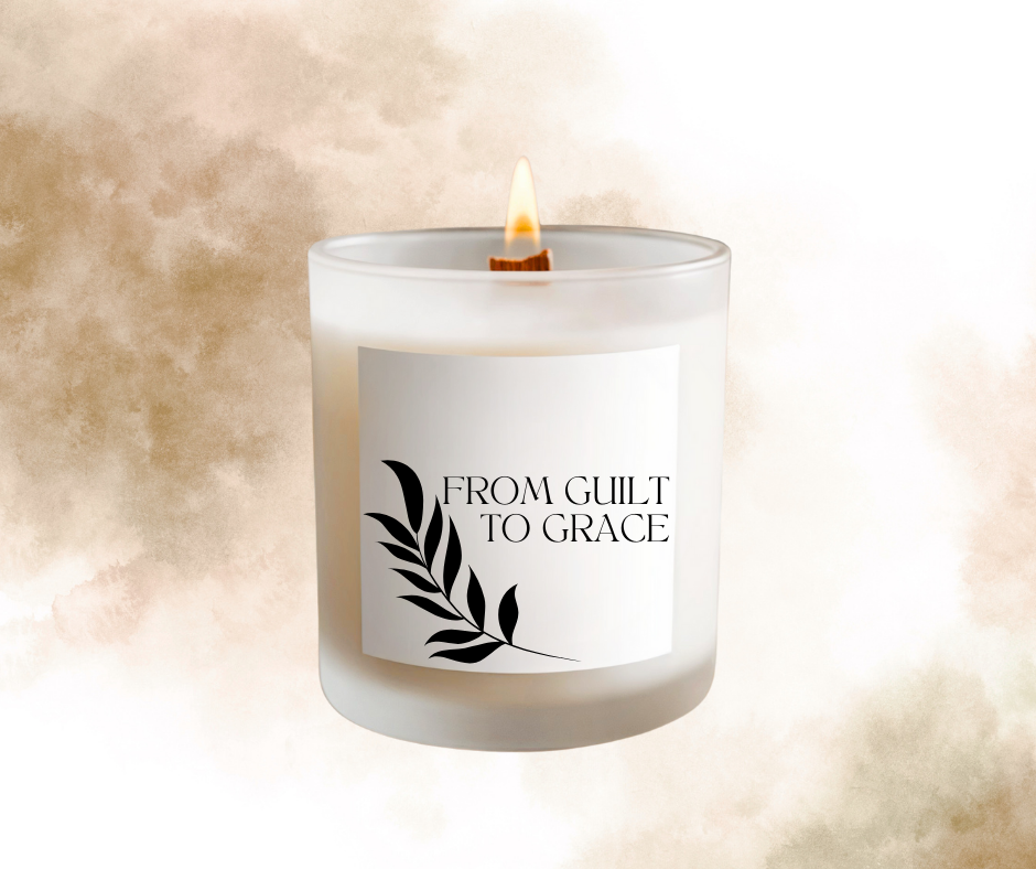 "From Guilt to Grace" Soy wax Candle