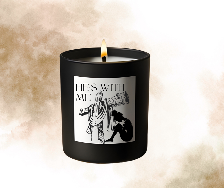 "He´s with me" Soy wax Candle