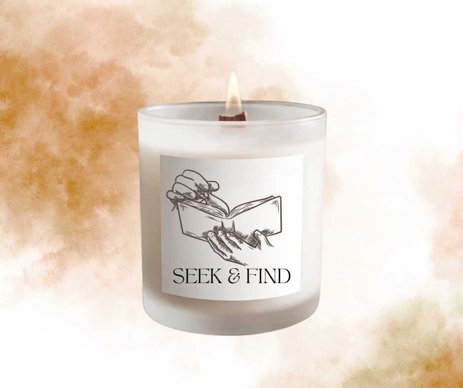 "Seek & Find" Soy wax Candle