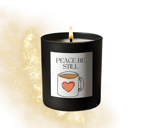 "Peace be still" Soy wax Candle
