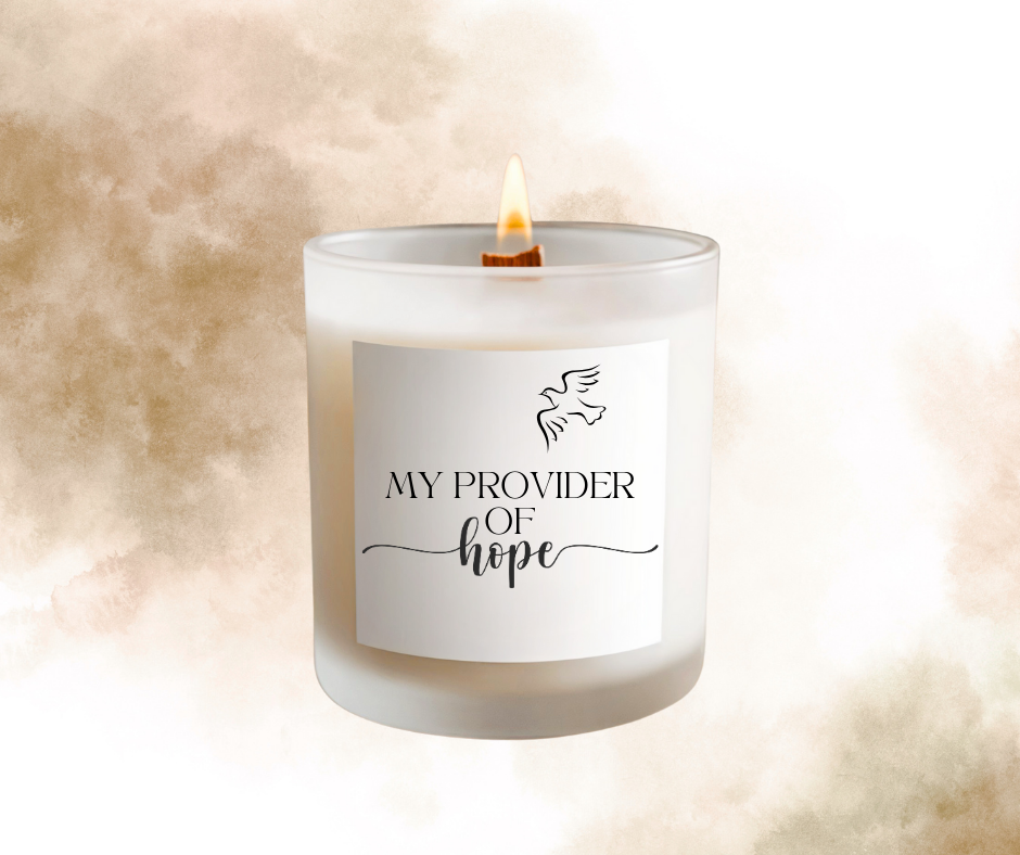 "My Provider of Hope" Soy wax Candle