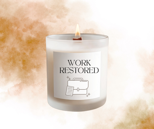Work Restored "Soy wax Candle
