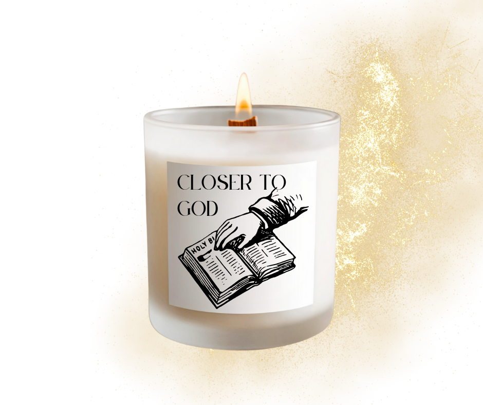 "Closer to God" Soy wax Candle