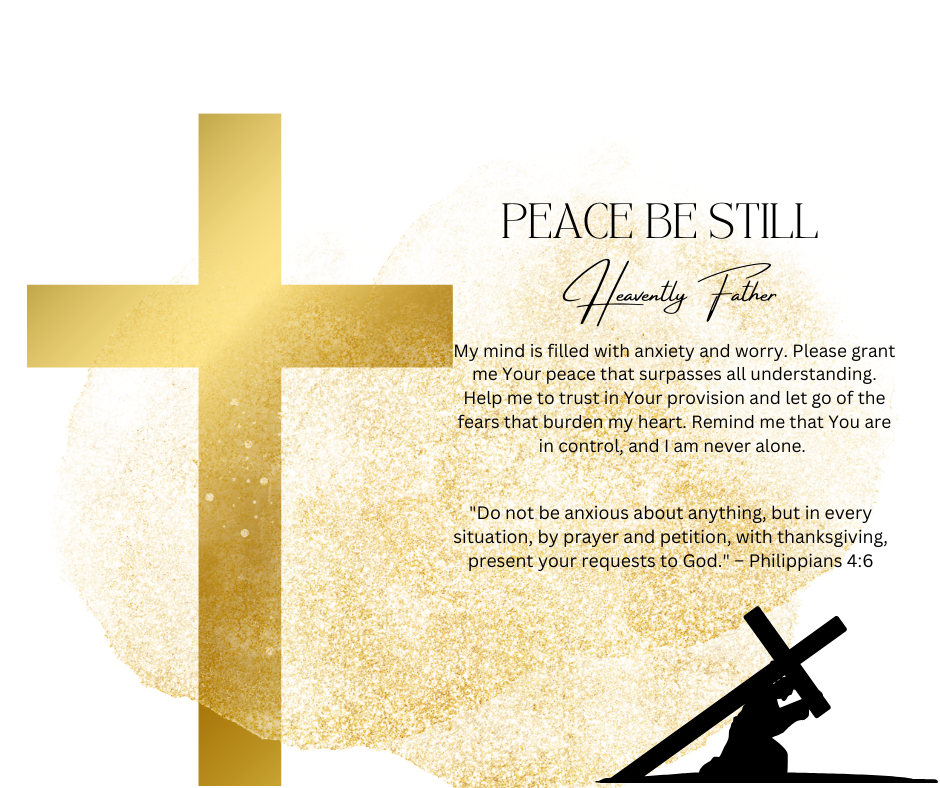 "Peace be still" Soy wax Candle