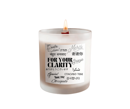 For your Clarity