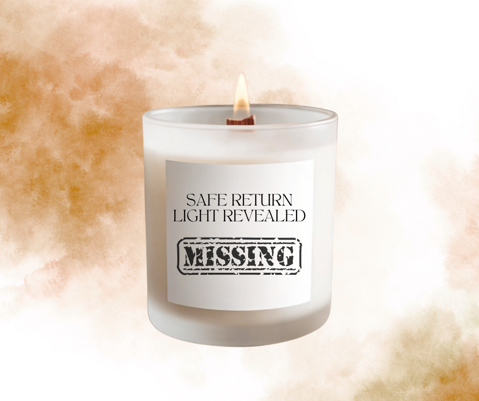 "Safe Return Light Revealed" Soy wax Candle