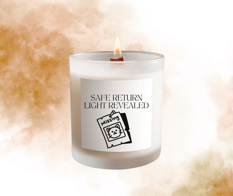 "Safe Return Light Revealed" Soy wax Candle