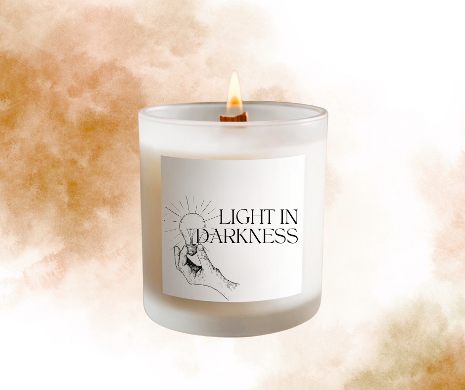 "Light in Darkness" Soy wax Candle