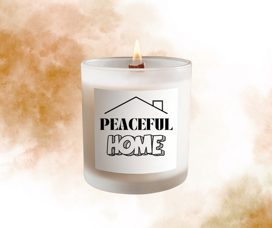 "Peaceful Home" Soy wax Candle